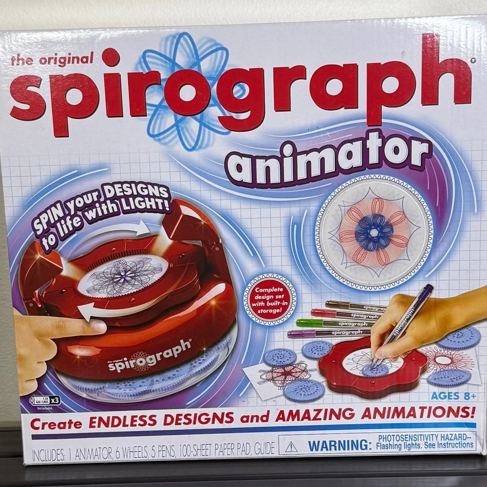 Spirograph Animator - Red Creative Learning Toy SKU0944